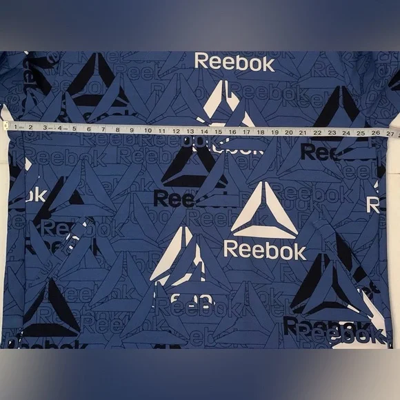 Reebok Mens 2XL Hoodie Unwind White Blue - Picture 3 of 11